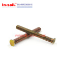 Zinc Plated Flat Head Full Thread Self Clinching Studs